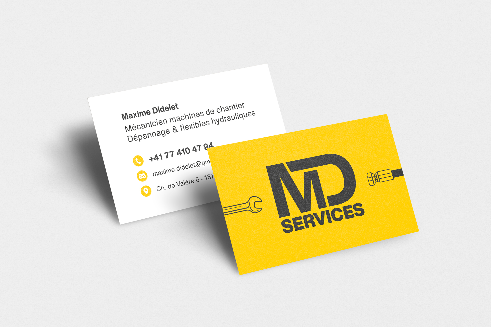 Carte de visite Maxime Didelet MD Services